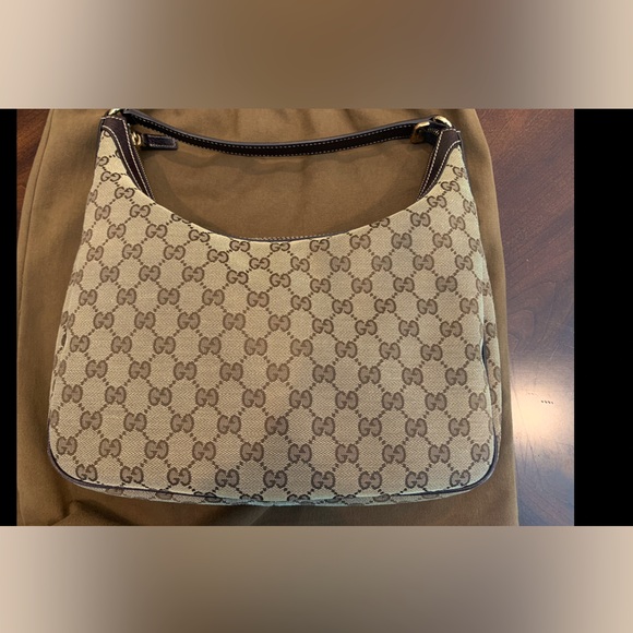Authentic Gucci monogram hobo bag in perfect condition like brand new - Picture 1 of 16